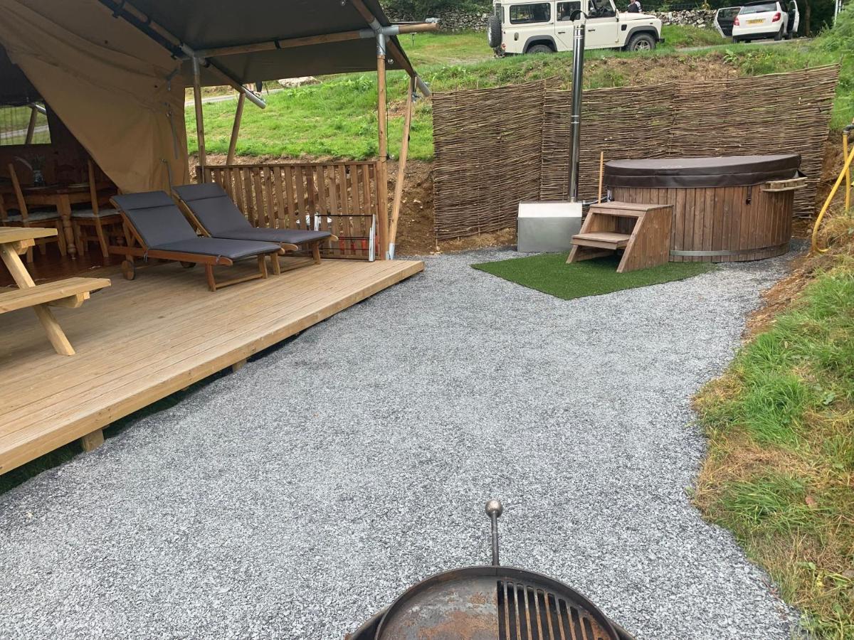Mountain View Safari Tent With Hot Tub In The Heart Of Snowdonia Dolgellau Exterior photo